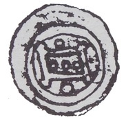 Denier Bracteate guziczkowy - unknown Prince Płock mint obverse image