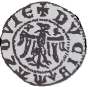 Półgrosz - Siemowit III Elder Płock mint, Poland, 1350-1379 reverse image
