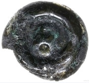 Denier Bracteate - Siemowit III Elder Płock or Kujawy mint, Poland, 1350-1379 reverse image