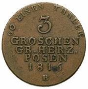 3 Groschen - Frederick William III reverse image