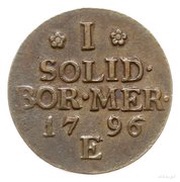 1 Solidus - Frederick William III, Poland, 1796-1797 reverse image