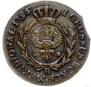 1 Grossus - Frederick William II reverse image