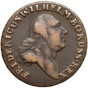 3 Grossus - Frederick William II type 2 legend obverse image