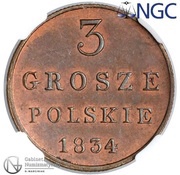 3 Grosze Polskie reverse image