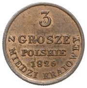 3 Grosze Polskie - Nikolai I reverse image