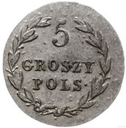 5 Groszy Polskich - Aleksandr I reverse image