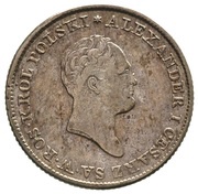 1 Zloty Polski - Aleksandr I obverse image