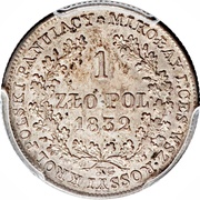 1 Zloty Polski - Nikolai I, Poland, 1831-1833 reverse image