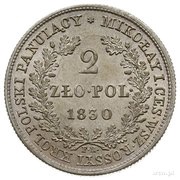 2 Zlotys Polskie - Nikolai I, Poland, 1826-1830 reverse image