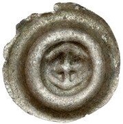 Denier Bracteate - Ladislaus I the Elbow-high unknown mint obverse image