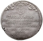 1 Thaler Toruń under siege obverse image