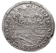 1 Thaler Toruń under siege, Poland, 1629 reverse image