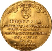 5 Ducats Toruń under siege obverse image
