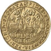 5 Ducats Toruń under siege, Poland, 1629 reverse image