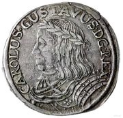Ort - Karol X Gustaw Swedish Occupation obverse image