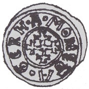 Denier Bracteate - abbot wąchocki Gerard Wąchock mint obverse image