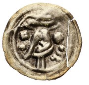 Denier Bracteate - abbot wąchocki Gerard Wąchock mint obverse image