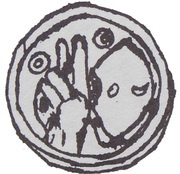 Denier Bracteate - unknown abbot wąchocki Wąchock mint obverse image