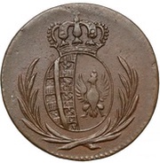 1 Grosz - Frederick Augustus I I.S. obverse image