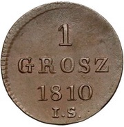 1 Grosz - Frederick Augustus I I.S. reverse image