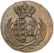 1 Grosz - Frederick Augustus I I.B. obverse image