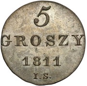 5 Groszy - Frederick Augustus I I.S. reverse image