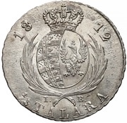 ⅓ Talara - Frederick Augustus I I.B., Poland, 1811-1814 reverse image