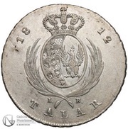 1 Talar - Frederick Augustus I, Poland, 1811-1814 reverse image