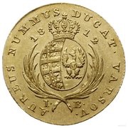 1 Ducat - Frederick Augustus I, Poland, 1812-1813 reverse image