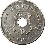 5 Centimes - Léopold II French text; large date obverse image