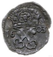 Denar poznański - Sigismund III Vasa Poznań mint reverse image