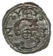 Denar koronny - Sigismund III Vasa Kraków mint obverse image