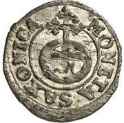 Halerz - August II Mocny Drezno mint, Polish–Lithuanian Commonwealth, 1708-1709 reverse image