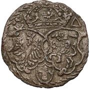 Ternar / Trzeciak koronny - Sigismund III Vasa Malbork mint, Polish–Lithuanian Commonwealth, 1596 reverse image
