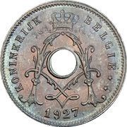 5 Centimes - Albert I Dutch text obverse image