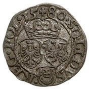 Szeląg koronny - Stefan Batory Olkusz mint, Polish–Lithuanian Commonwealth, 1576-1586 reverse image