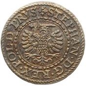 Szeląg gdański - Stefan Batory Gdańsk mint obverse image
