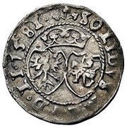 Szeląg litewski - Stefan Batory Wilno mint, Polish–Lithuanian Commonwealth, 1579-1585 reverse image