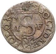 Szeląg koronny - Sigismund III Vasa Poznań mint, Polish–Lithuanian Commonwealth, 1583-1616 reverse image