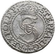 Szeląg pruski - Stefan Batory Malbork mint obverse image