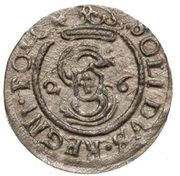 Szeląg koronny - Sigismund III Vasa Bydgoszcz mint, Polish–Lithuanian Commonwealth, 1594-1631 reverse image