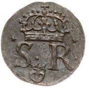 Szeląg koronny - Sigismund III Vasa Kraków mint obverse image