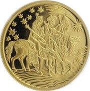 25 Diners Biblical Magi, Andorra, 2008 reverse image