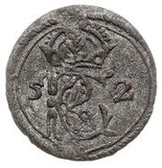 Dwudenar / Szeląg - Jan II Kazimierz Waza Wilno mint obverse image