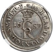 Szeląg gdański - Jan II Kazimierz Waza Gdańsk mint obverse image