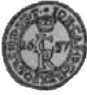 Szeląg gdański - Jan II Kazimierz Waza Gdańsk mint obverse image