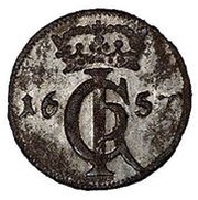 Szeląg gdański - Jan II Kazimierz Waza Gdańsk mint obverse image