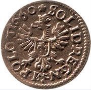 Szeląg koronny - Jan II Kazimierz Waza Kraków mint reverse image