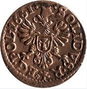 Szeląg koronny - Jan II Kazimierz Waza Kraków mint reverse image