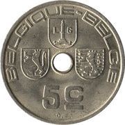 5 Centimes - Léopold III BELGIQUE-BELGIE reverse image